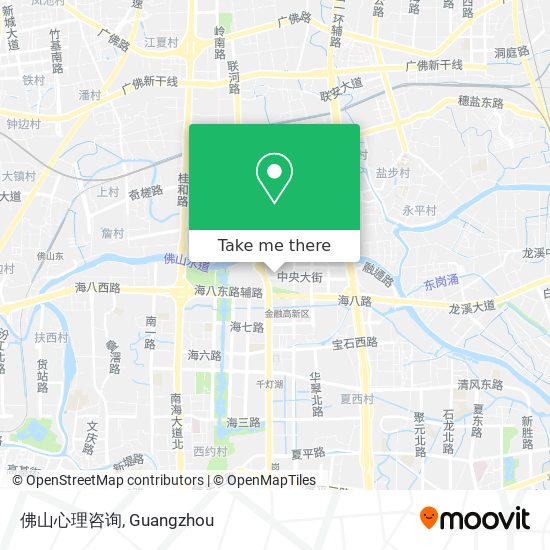 佛山心理咨询 map