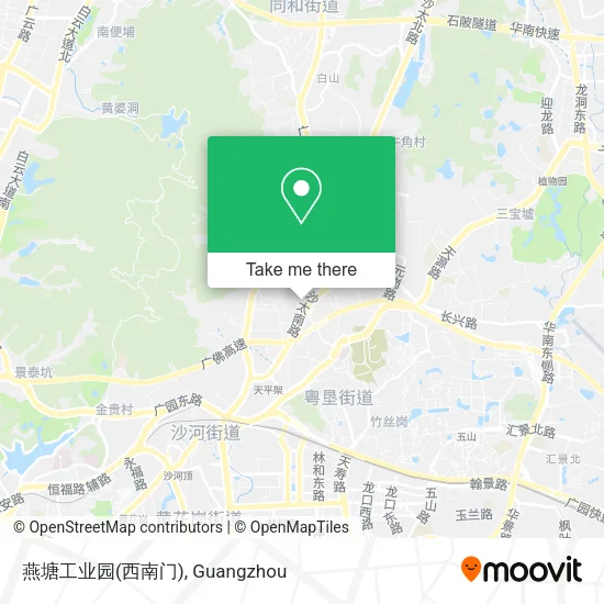燕塘工业园(西南门) map