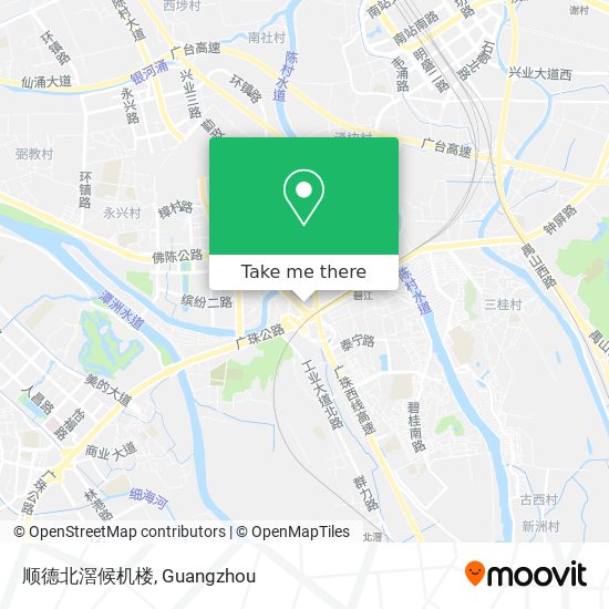 顺德北滘候机楼 map