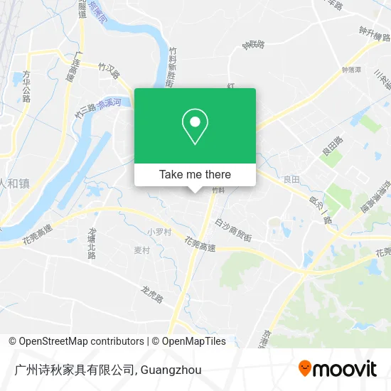 广州诗秋家具有限公司 map