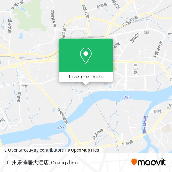 广州乐涛居大酒店 map