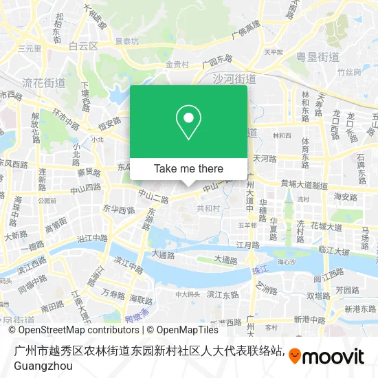 广州市越秀区农林街道东园新村社区人大代表联络站 map
