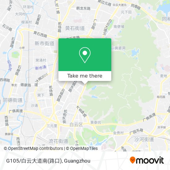 G105/白云大道南(路口) map