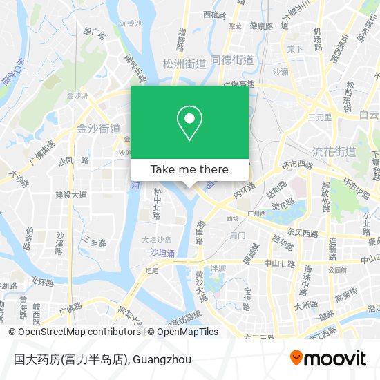 国大药房(富力半岛店) map