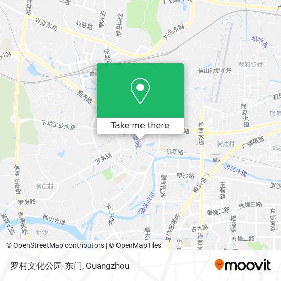 罗村文化公园-东门 map