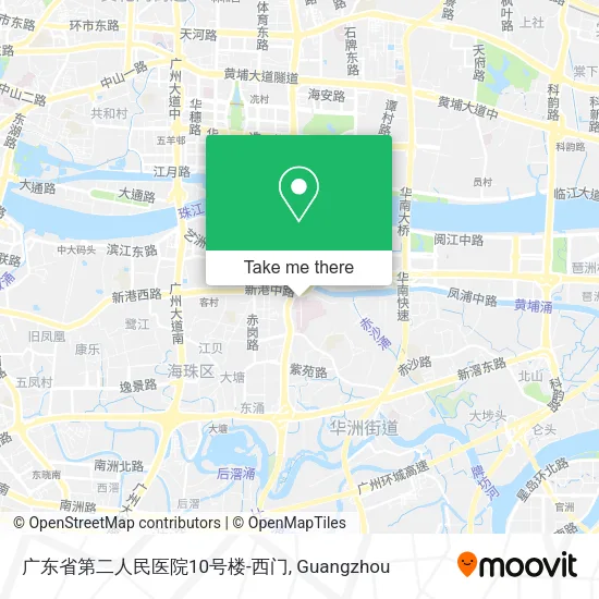 广东省第二人民医院10号楼-西门 map