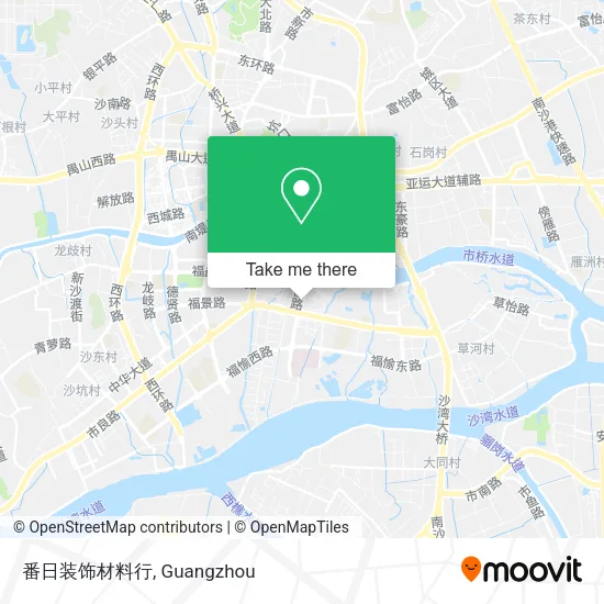 番日装饰材料行 map
