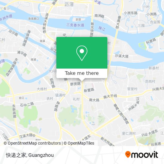 快递之家 map
