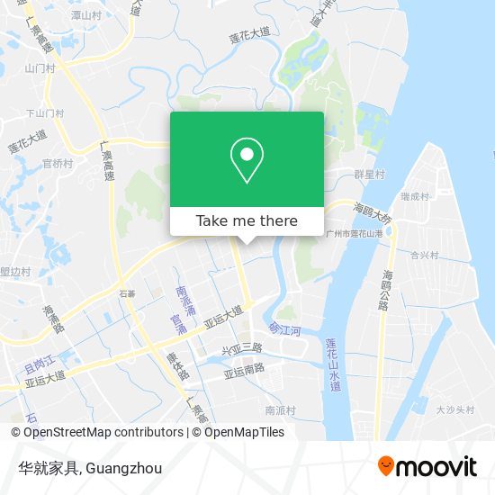 华就家具 map