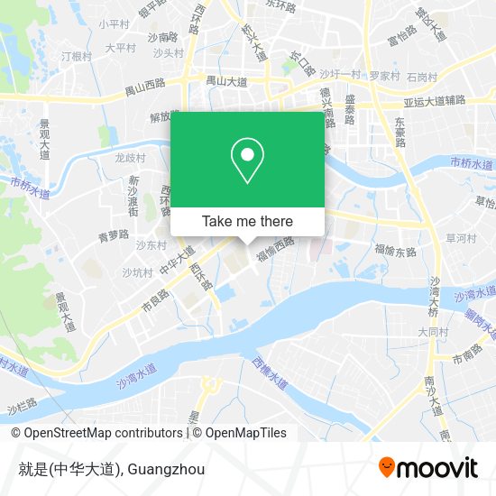 就是(中华大道) map