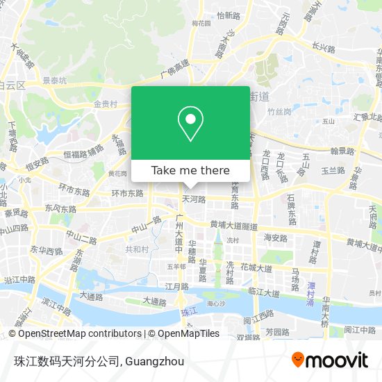 珠江数码天河分公司 map
