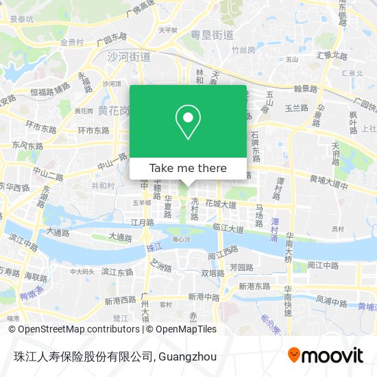 珠江人寿保险股份有限公司 map