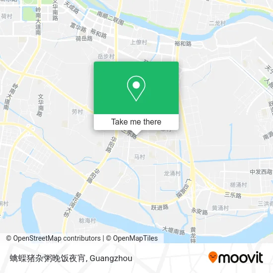 蠄蟝猪杂粥晚饭夜宵 map