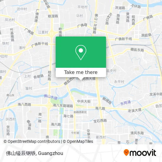 佛山镒辰钢铁 map