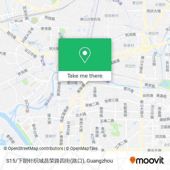 S15/下朗针织城昌荣路四街(路口) map