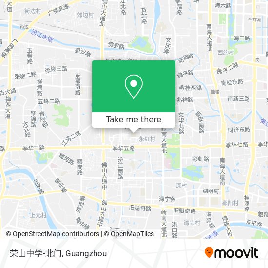 荣山中学-北门 map