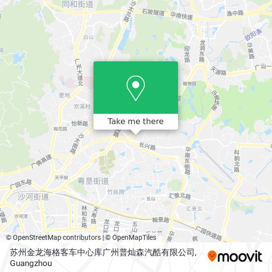 苏州金龙海格客车中心库广州普灿森汽酷有限公司 map