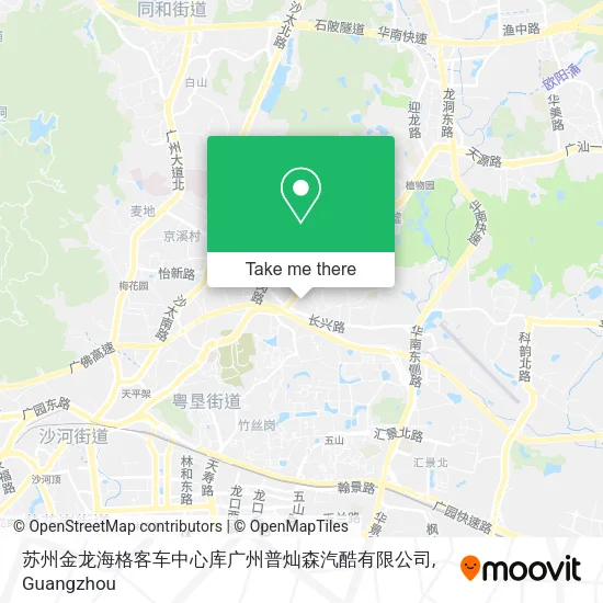 苏州金龙海格客车中心库广州普灿森汽酷有限公司 map