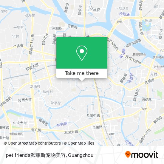 pet friends派菲斯宠物美容 map