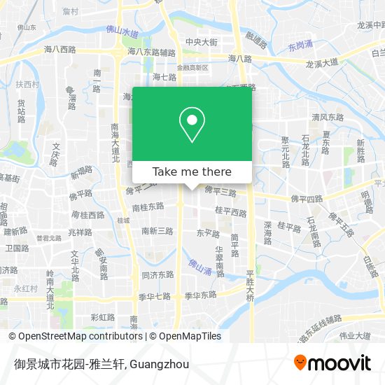 御景城市花园-雅兰轩 map