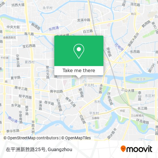 在平洲新胜路25号 map