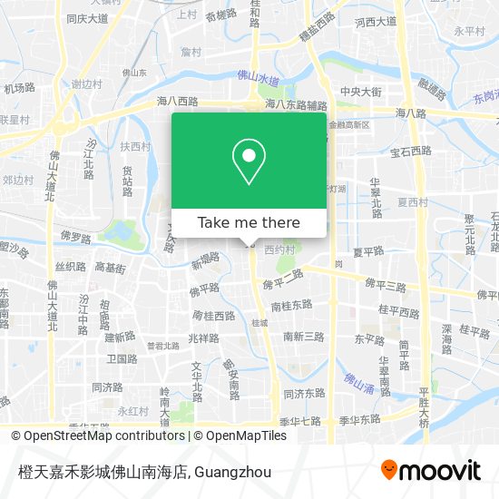 橙天嘉禾影城佛山南海店 map