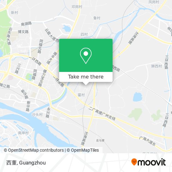 西董 map