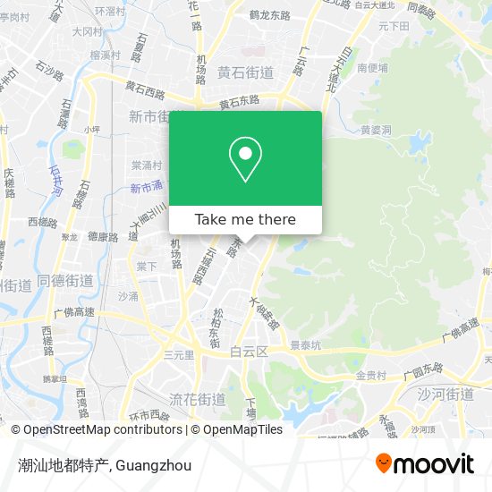 潮汕地都特产 map