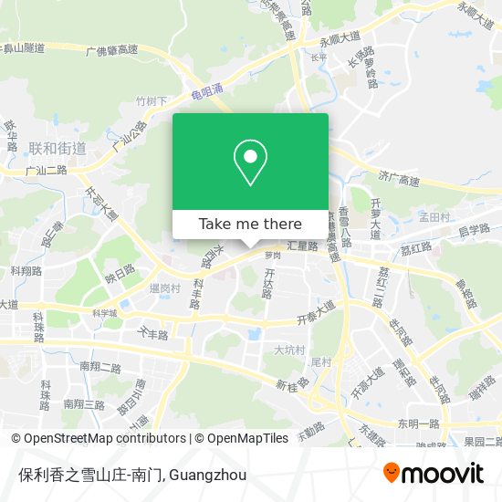 保利香之雪山庄-南门 map