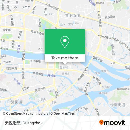 天悦造型 map