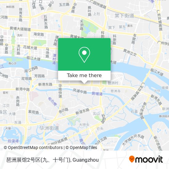 琶洲展馆2号区(九、十号门) map