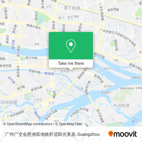 广州广交会琶洲双地铁舒适阳光美居 map