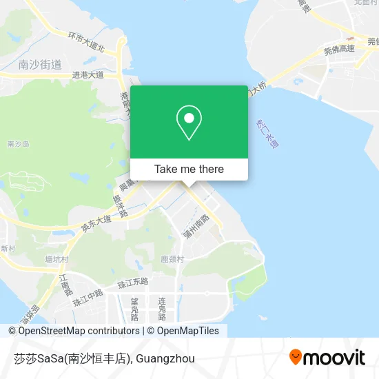 莎莎SaSa(南沙恒丰店) map