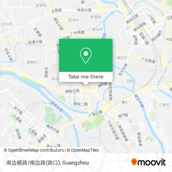 南边横路/南边路(路口) map