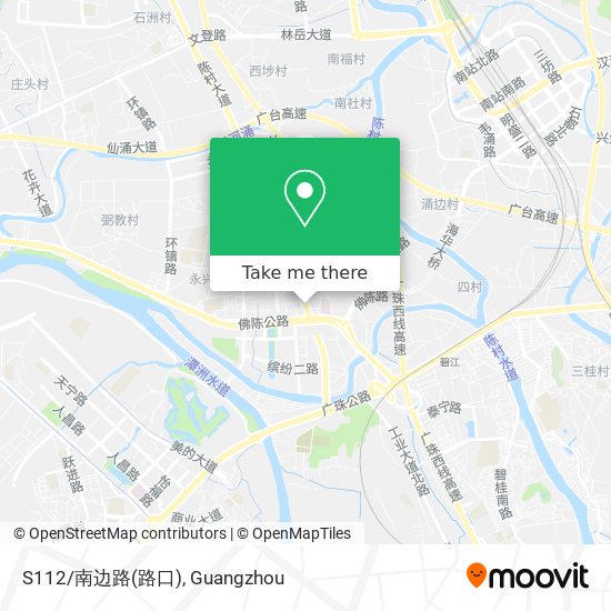 S112/南边路(路口) map