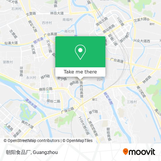 朝阳食品厂 map