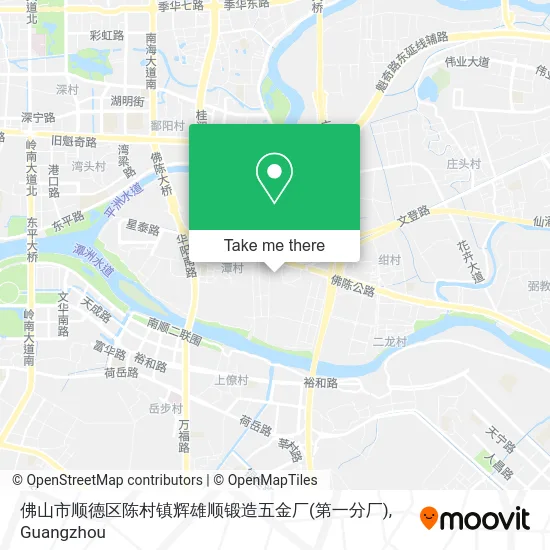 佛山市顺德区陈村镇辉雄顺锻造五金厂(第一分厂) map
