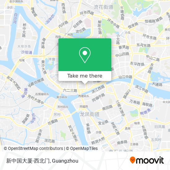 新中国大厦-西北门 map