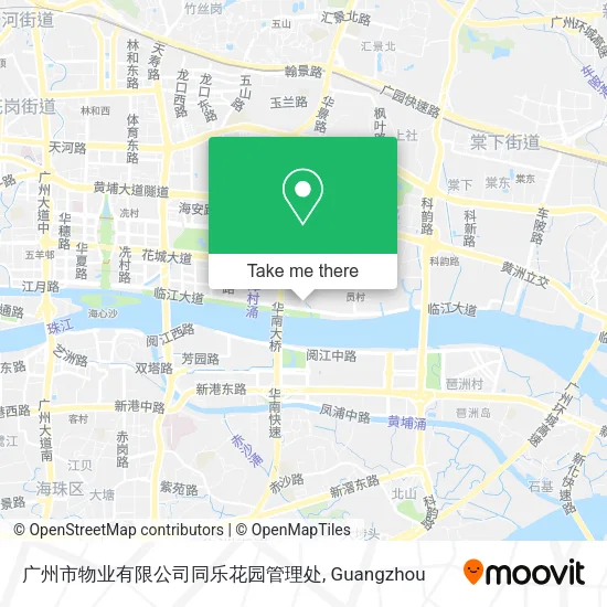 广州市物业有限公司同乐花园管理处 map