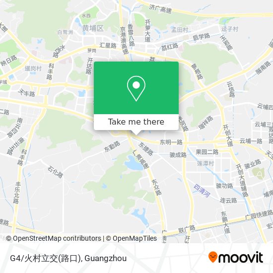 G4/火村立交(路口) map