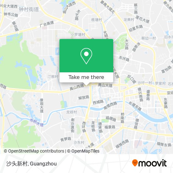 沙头新村 map