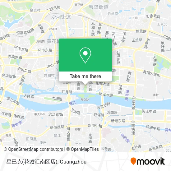 星巴克(花城汇南区店) map