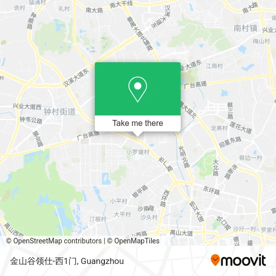 金山谷领仕-西1门 map