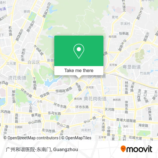 广州和谐医院-东南门 map