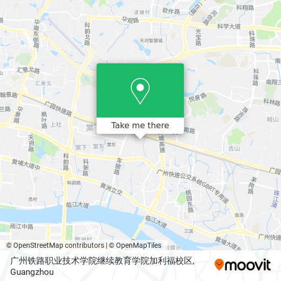 广州铁路职业技术学院继续教育学院加利福校区 map
