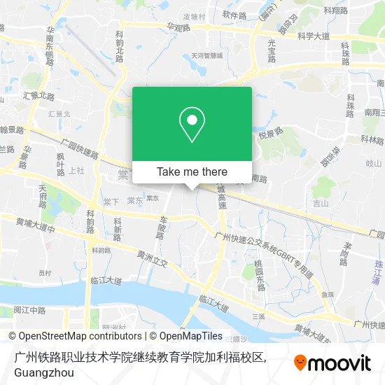 广州铁路职业技术学院继续教育学院加利福校区 map
