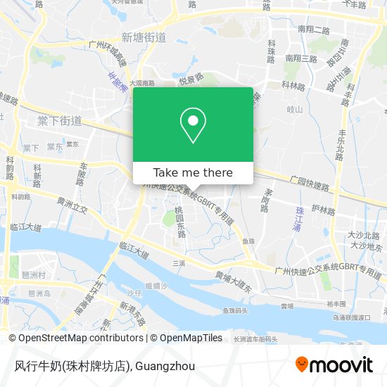 风行牛奶(珠村牌坊店) map