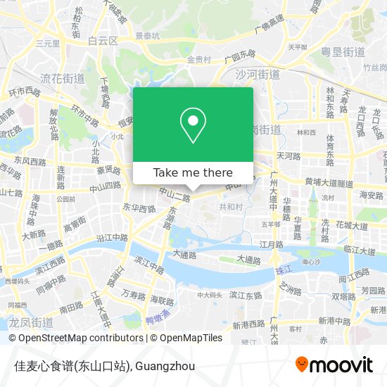 佳麦心食谱(东山口站) map
