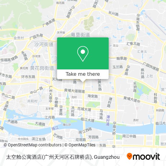 太空舱公寓酒店(广州天河区石牌桥店) map