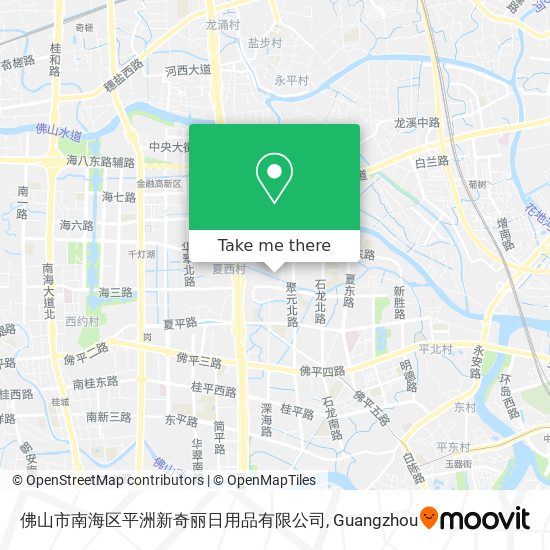 佛山市南海区平洲新奇丽日用品有限公司 map